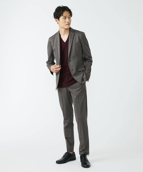 「MK MICHEL KLEIN HOMME 」 半袖Tシャツ 51 ボルドー メンズ_画像9
