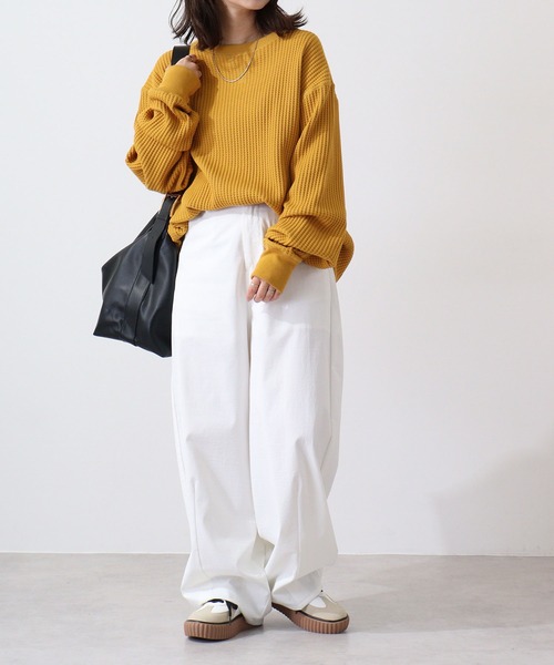 「JEMORGAN」 長袖Tシャツ L オートミール メンズ_画像9