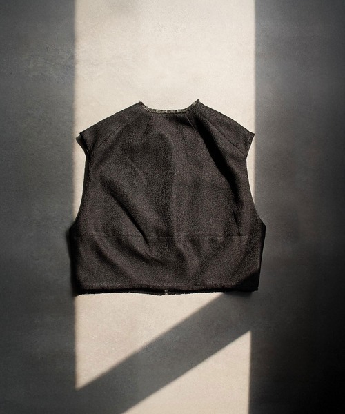 「CHIGNON」 ベスト ONE SIZE ブラック レディース_画像4