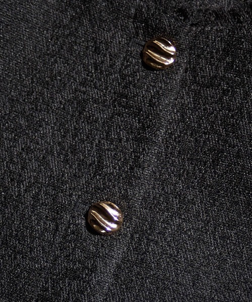 「CHIGNON」 ベスト ONE SIZE ブラック レディース_画像7