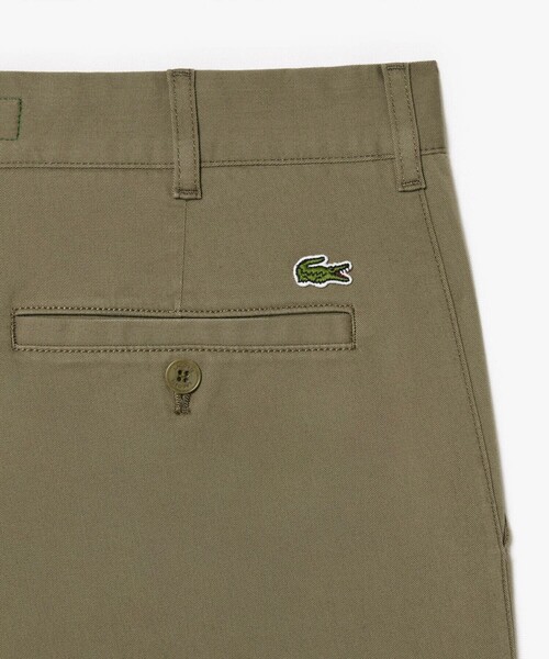 「LACOSTE」 チノパンツ 42 グレイッシュブルー メンズ_画像6
