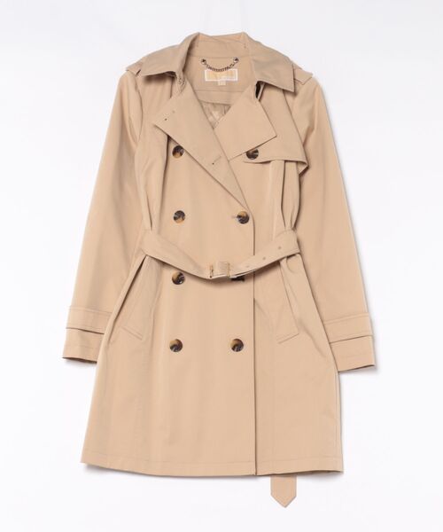 【美品COACH 】コーチ ソリッドトレンチコート ベージュ♪ COACH（コーチ） トレンチコート コート トレンチ コート レディース