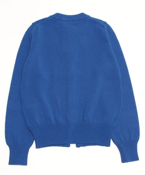 「Demi-Luxe BEAMS」 ニットカーディガン ONE SIZE ブルー レディース_画像2