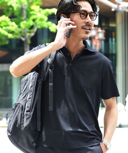 JIGGYS SHOP（ジギーズショップ） ポロシャツ 半袖 接触冷感 吸水速乾