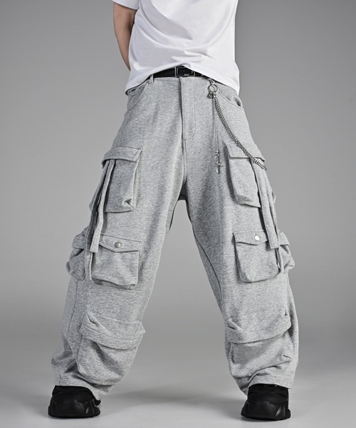 「ADRER」 デニムパンツ SMALL グレー メンズ_画像6