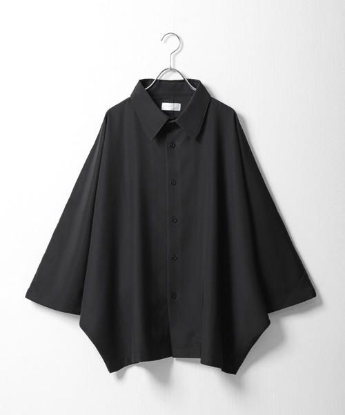 「Nilway」 7分袖シャツ LARGE オフホワイト メンズ_画像3
