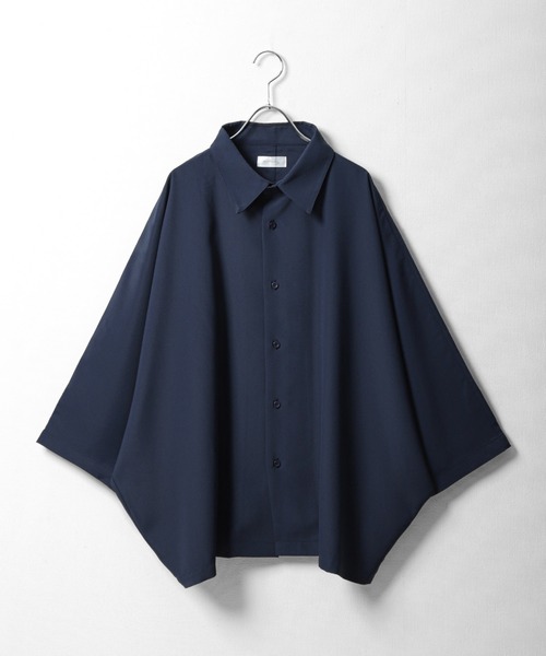 「Nilway」 7分袖シャツ LARGE オフホワイト メンズ_画像6