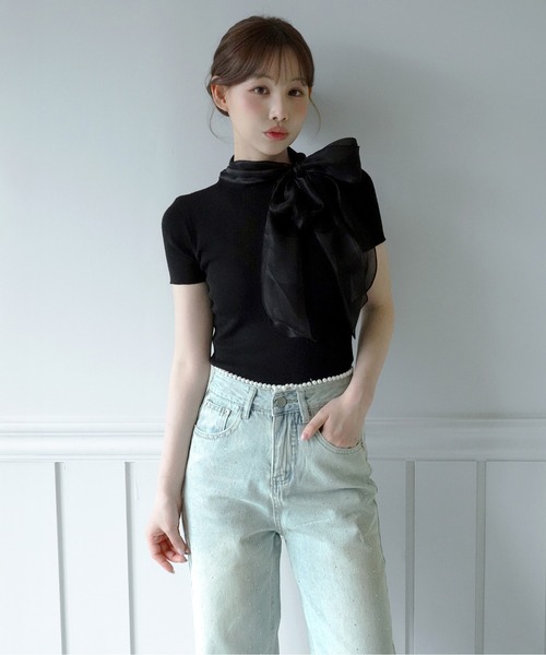 「by muni:r」 デニムパンツ MEDIUM ブルー レディース_画像8