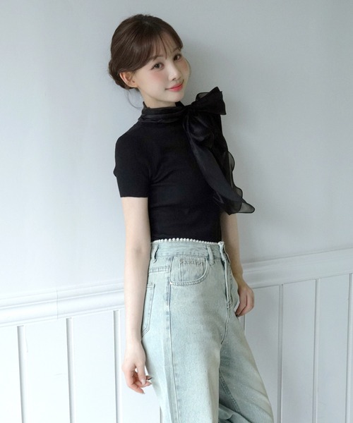 「by muni:r」 デニムパンツ MEDIUM ブルー レディース_画像9