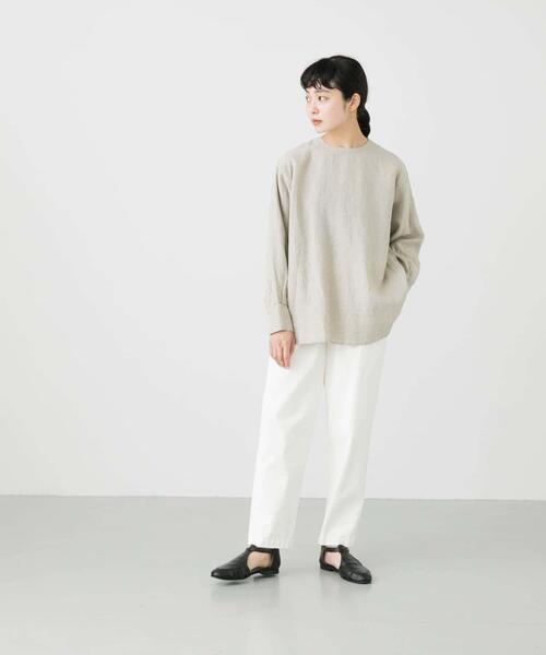 「かぐれ」 イージーパンツ FREE グレー レディース_画像3