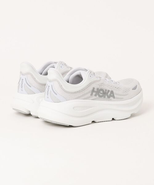 「HOKA」 ローカットスニーカー 24.5cm シルバー レディース_画像2
