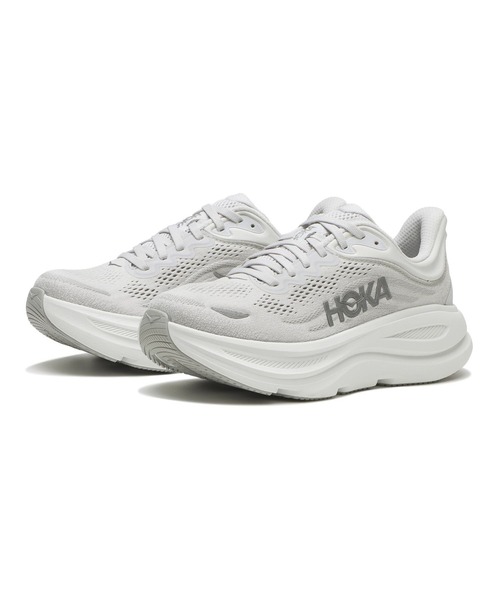 「HOKA」 ローカットスニーカー 24.5cm シルバー レディース_画像6