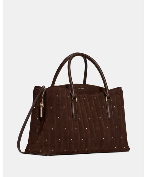 ショルダーバッグ バッグ トンプソン ストリート キルテッド スエード サッチェル バッグ レディース メンズ | kate spade NEW YORK | 04