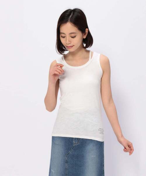 AVIREX（アヴィレックス） タンクトップ ノースリーブ BRAID TANK TOP