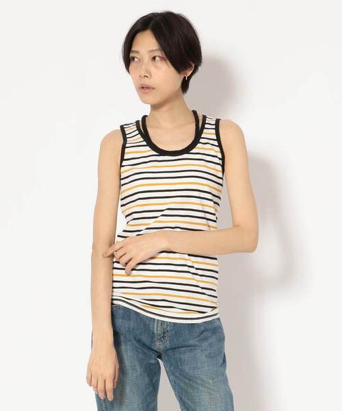 AVIREX タンクトップ ノースリーブ BRAID TANK TOP/ ブレイド