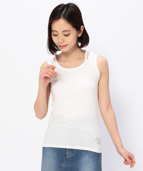 AVIREX（アヴィレックス） タンクトップ ノースリーブ BRAID TANK TOP