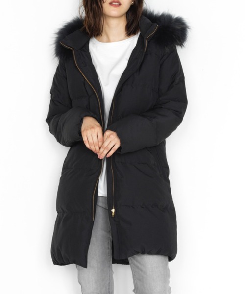 RANAN（ラナン） ダウンコート ダウンジャケット リアルファー付ロング