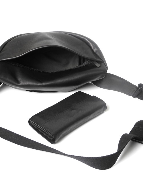 るサイズ⋤ バッグ 19 ボディバッグ ZOZOTOWN PayPayモール店 - 通販 - PayPayモール ウエストポーチ Leather waist bag 'demi cercle' ↬ギュッと