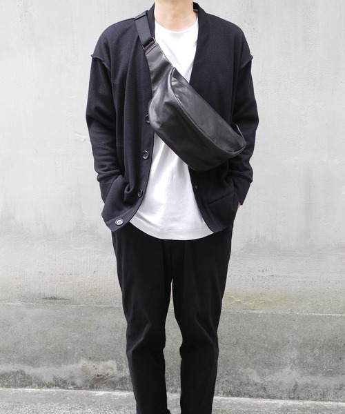 るサイズ⋤ バッグ 19 ボディバッグ ZOZOTOWN PayPayモール店 - 通販 - PayPayモール ウエストポーチ Leather waist bag 'demi cercle' ↬ギュッと