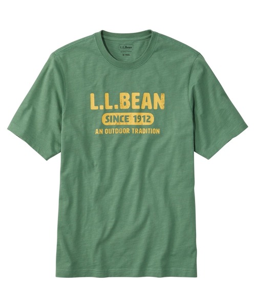 L.L.Bean（エルエルビーン） tシャツ レイクウォッシュ・オーガニック