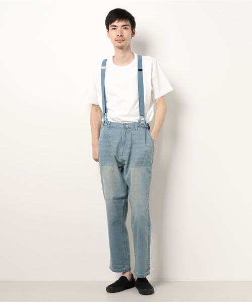 値引き不可。フラットヘッド10ozサスペンダーベイカーパンツMサイズ 10oz デニム サスペンダー ベイカーパンツ FN-DP-002 | THE FLAT