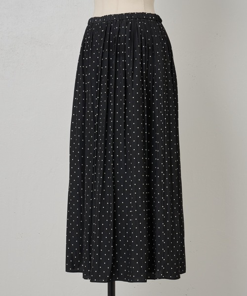 BEARDSLEY パンツ 「すぐにお届け」シワシフォンギャザーパンツ