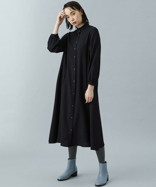 はスッキリ ワンピース PayPayモール店 - 通販 - PayPayモール シャツワンピース フリルカラーワンピース ZOZOTOWN があります