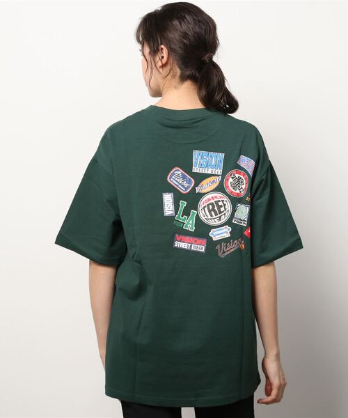 VISION1976 STREET WEAR Tシャツ　スケボー　ストリート スケボービンテージT(M ダークグレー): トップス｜Right-on公式