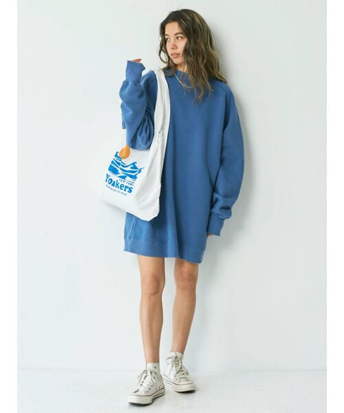 ワンピース ルーズスウェットワンピース