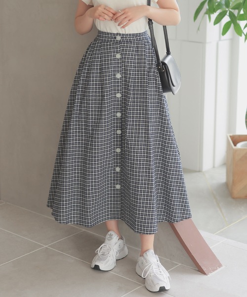 she is so tony スカート CHILD WOMAN - ＜Dot and Stripes＞キャンディ・ペイズリー