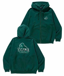 XLARGE パーカー BACKSIDE SLANTED OG ZIP HOODED SWEATSHIRT