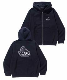 XLARGE パーカー BACKSIDE SLANTED OG ZIP HOODED SWEATSHIRT