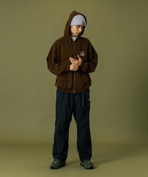 XLARGE パーカー BACKSIDE SLANTED OG ZIP HOODED SWEATSHIRT