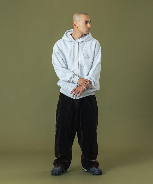 XLARGE パーカー BACKSIDE SLANTED OG ZIP HOODED SWEATSHIRT
