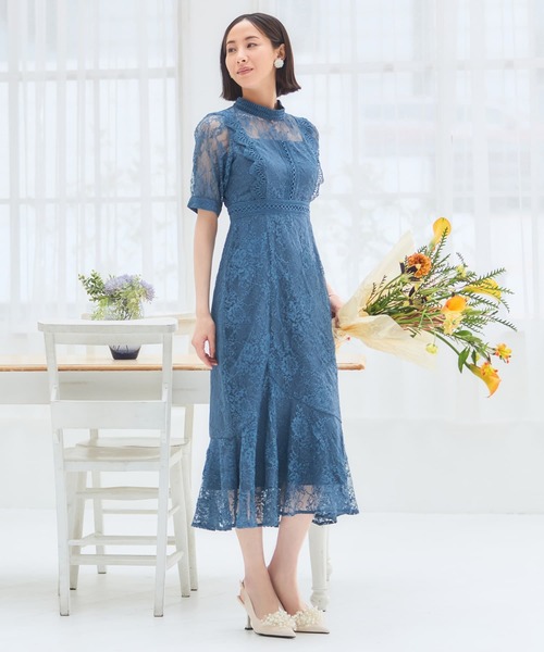 DRESS+（ドレスプラス） ドレス ワンピース ドレス レース タイト 結婚