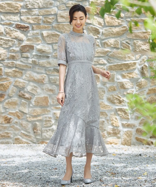 DRESS+（ドレスプラス） ドレス ワンピース ドレス レース タイト 結婚