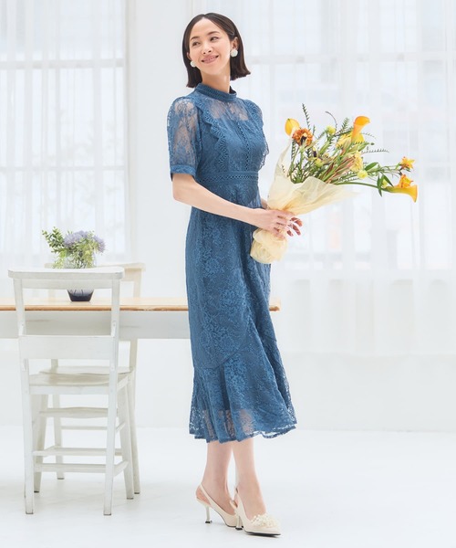 DRESS+（ドレスプラス） ドレス ワンピース ドレス レース タイト 結婚