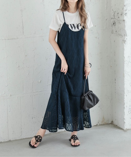 値下げsale女子アナla boutiqueBonBoパイピングマーメイドワンピ La-gemme ワンピース マーメイドキャミワンピース : ZOZOTOWN