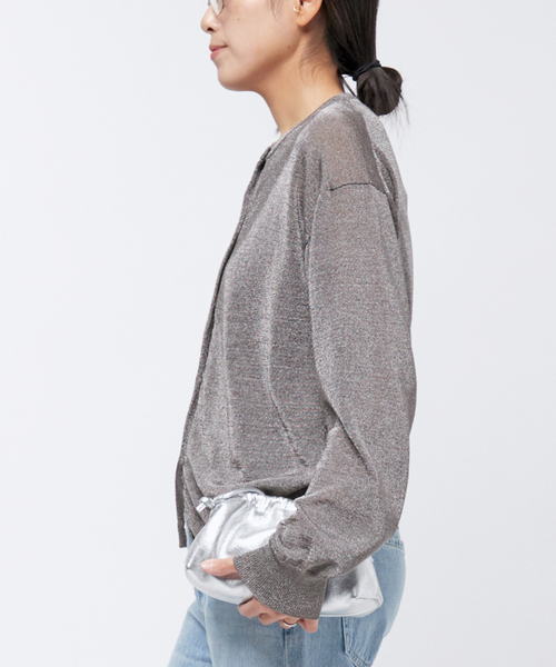 AP STUDIO ニット Glitter cardigan レディース : ZOZOTOWN Yahoo!店