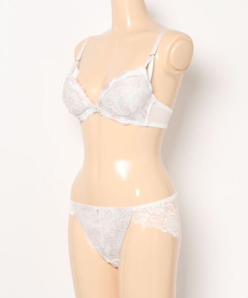 Absorle ブラジャー ショーツセット ブライトバタフライチュール