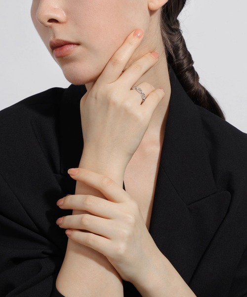 LAH 指輪 リング シルバー レディース メンズ : ZOZOTOWN Yahoo