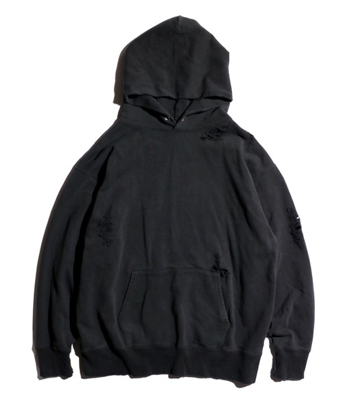 新品 (スリフティー ルック) WORN-OUT PULL HOODIE THRIFTY LOOK パーカー LOOK/スリフティールック WORN-OUT PULL