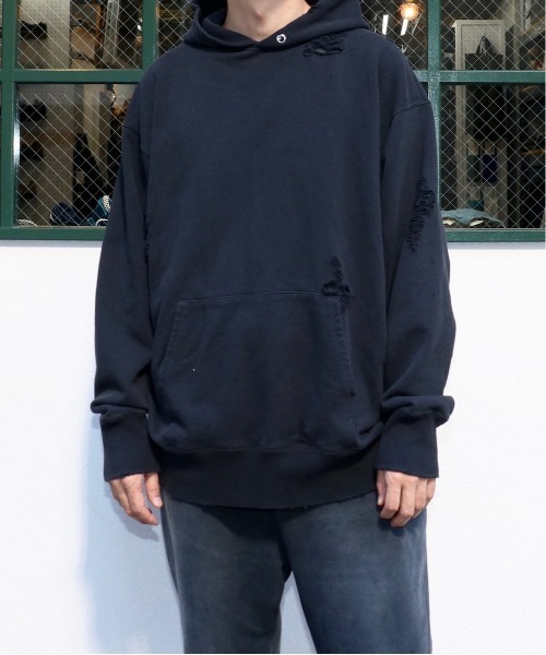 新品 (スリフティー ルック) WORN-OUT PULL HOODIE THRIFTY LOOK パーカー LOOK/スリフティールック WORN-OUT PULL
