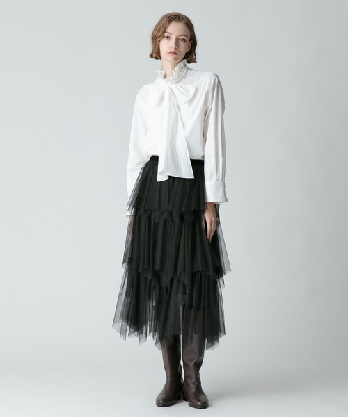 allureville ヴィンテージブロードボウブラウス allureville ブラウス シャツ ヴィンテージブロードボウブラウス