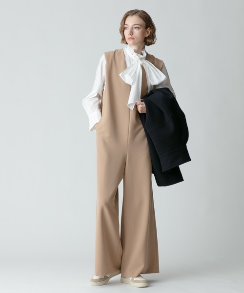 allureville ブラウス シャツ ヴィンテージブロードボウブラウス