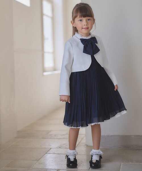 ANY（エニィ） ノーカラージャケット アウター ノーカラー ボレロ