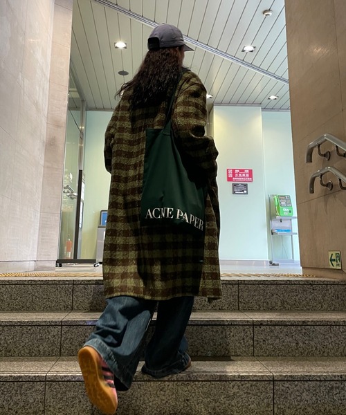 ダッフルコート コート ボアカラー ブロックチェック FD23W301「Fano