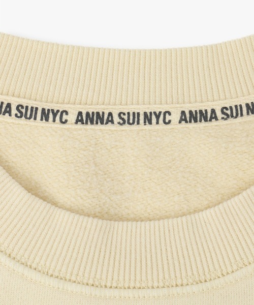 ANNASUINYC美品トレナー ANNA SUI NYC タトゥースウェット BLACK 22FA-I（アナスイ