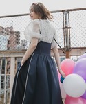 ワンピース 「forksy.」ハーフジップ配色...の詳細画像3