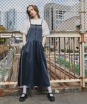 ワンピース 「forksy.」ハーフジップ配色...の詳細画像1